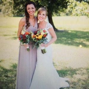 Alfred Angelo Bridesmaid dress. Rum Pink